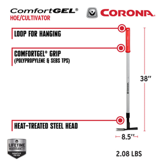 CORONA-GT 3244 · EXTENDED REACH Hoe/Cultivator with ComfortGEL® Grip