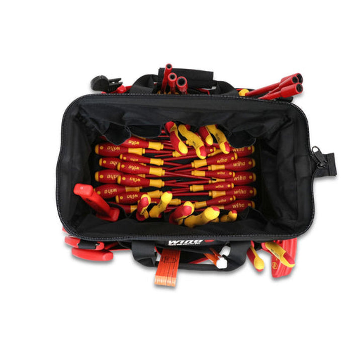 Wiha 32874 50 Piece Master Electrician's Insulated Tool Set In Canvas Tool Bag