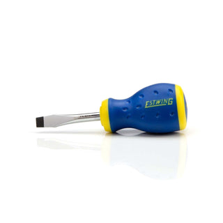 Estwing 42451-02 1/4-Inch x 1-3/4-Inch Magnetic Slotted Tip Stubby Screwdriver with Ergonomic Handle