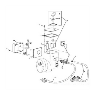 Ridgid 67892 Motor Assembly, 220 VAC, for use with Model K-3800 Drain Cleaning Machine