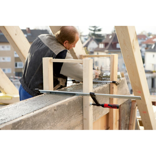 Bessey TGK4.579+2K Clamp, woodworking, F-style, 2K handle, replaceable pads, 4.5 In. x 79 In., 1540 lb