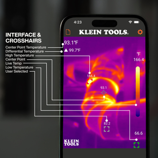 Klein Tools TI223 Mobile Thermal Imager For Android / iOS