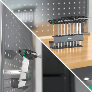 Wera 454/10 HF Set Imperial 2 Screwdriver set T-handle Hex-Plus screwdrivers with holding function, imperial, 10 pieces