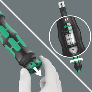 Wera 9558 TORQUE SET FOR PIPE FITTINGS, 10-50 NM, 5 PIECES