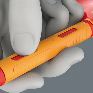 Wera 410 i VDE B RA VDE-insulated T-handle adapter screwdriver with ratchet functionality for 3/8" sockets