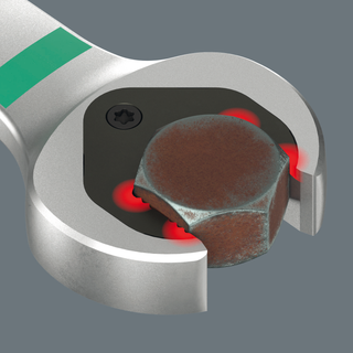 Wera 6007 Joker 5 Set 1 Ring Ratchet Spanner Set, 5 Pc.