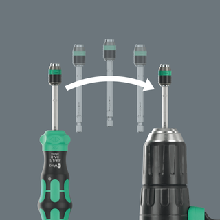Wera Kraftform Kompakt 26 RA-R with Pouch, 6 Pc.