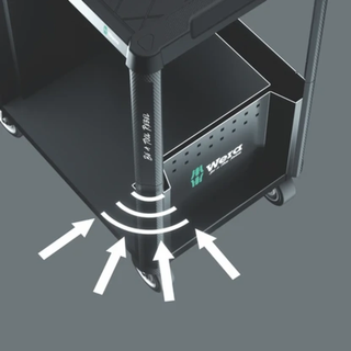 Wera 9800 TOOL REBEL ROLLER CABINET, EMPTY, 785 X 518 X 1020 MM