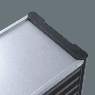 Wera 9801 TOOL REBEL ROLLER CABINET STAINLESS XXL, EMPTY, 1133 X 588 X 1020 MM