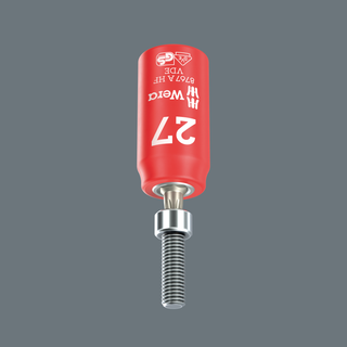 Wera 8767 A VDE HF TORX® Zyklop Bit socket, insulated, with 1/4" drive, with holding function, T10