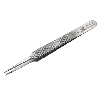 Aven Tools 18062EGS EZ Grip Micro-Serrated Stainless Steel Tweezers, 5 Pattern