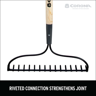 Corona RK16000  Hardwood Handle Bow Rake, 16 Tine