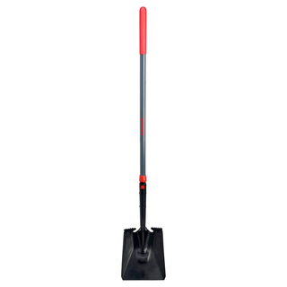 Corona SS16020 Boron Steel 14-Gauge Square Point Shovel, Fiberglass Handle