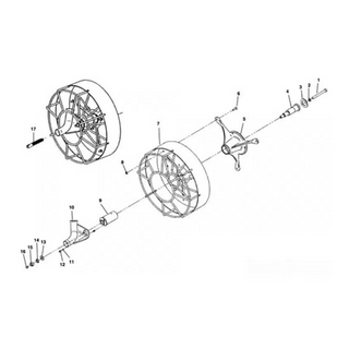 Ridgid 84122 K750R Cage Assembly for use with K-750R Drum Machine