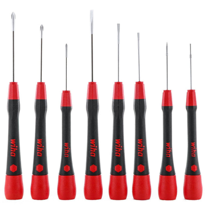 Wiha 26193 8 Piece PicoFinish Precision Slotted and Phillips Screwdriver Set