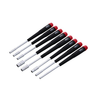 Wiha Tools Tools 26599 Precision Inch Nut Drivers with Canvas Pouch, 8 Pc. Set