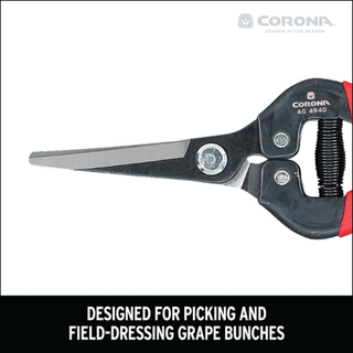 Corona AG 4940  Long Curved Snips - Tempered Steel, 1¾ Inch