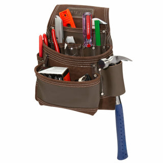 Estwing 94748 7 Pocket Leather Contractor's Tool Pouch