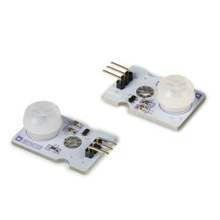 Velleman WPSE353 Micro PIR Motion Sensor Module, 3.3-5V DC, 4m Detection Range, 100° Detection Angle, 2 Pieces, White