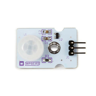 Velleman WPSE353 Micro PIR Motion Sensor Module, 3.3-5V DC, 4m Detection Range, 100° Detection Angle, 2 Pieces, White