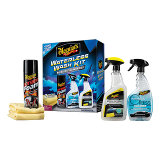 Meguiar's G55255 Waterless Wash Kit - This Kit Gently Cleans, Adds Shine, and Protects all without Water