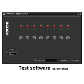 Velleman WMI8090 8-channel Usb Relay Card