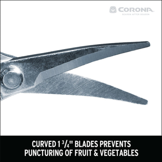 Corona AG 4940SS  Long Curved Snips - Stainless Steel, 1¾ Inch