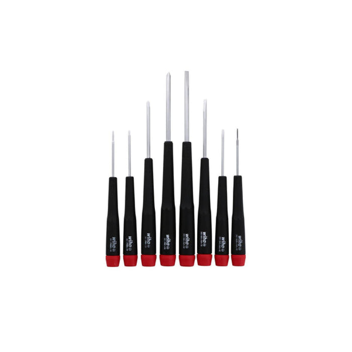 Wiha 26199 8 Piece Precision Slotted and Phillips Screwdriver Set