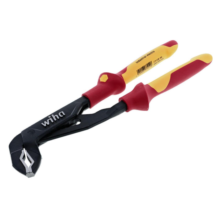 Wiha 32954 Insulated V-Jaw Tongue and Groove Pliers 10 Inch