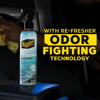 Meguiar's G250608 Air Re-Fresher Odor Fighting Spray - New Car Scent - Refresh & Instantly Fight Off Odors