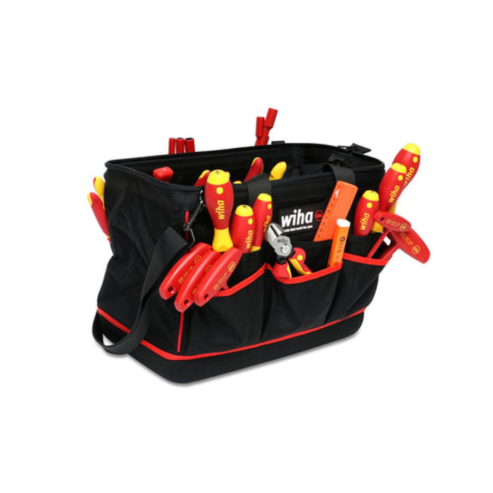 Wiha 32874 50 Piece Master Electrician's Insulated Tool Set In Canvas Tool Bag