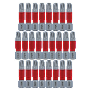 Wiha Tools 76608 MaxxTor Impact Bit Pozidriv #3 - 29mm - 25 Pack