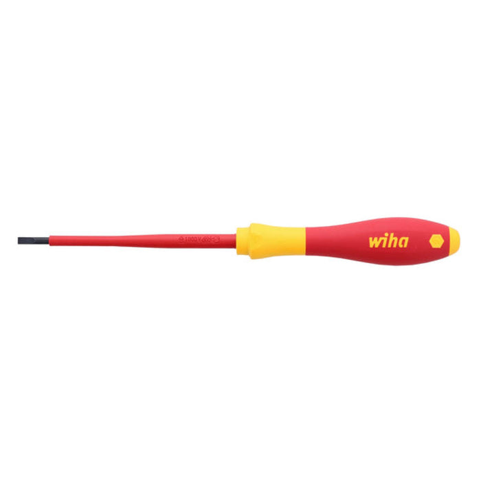 Wiha 32015 3.5mm x 100mm Insulated Slotted Screwdriver