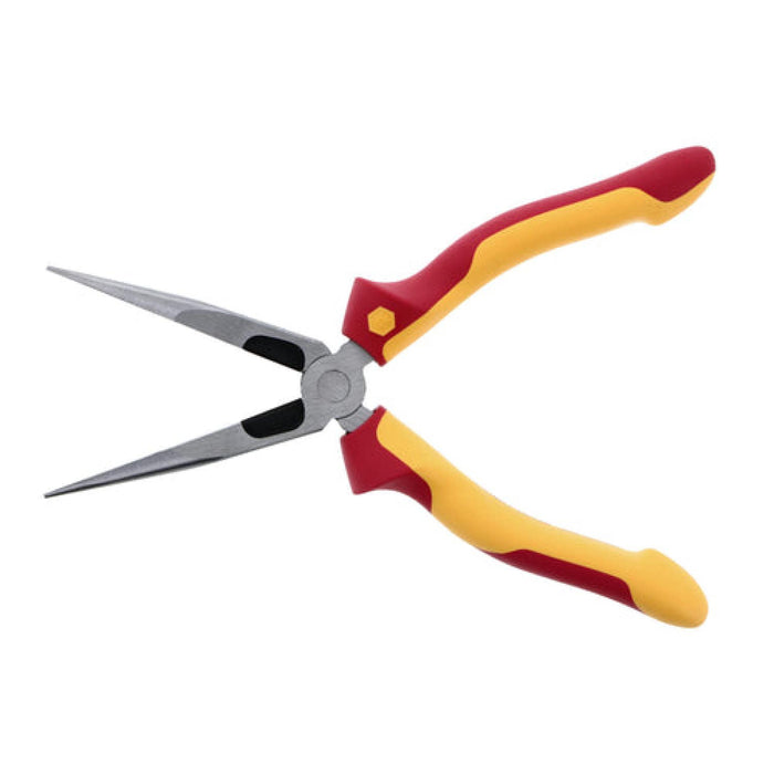 Wiha 32923 Insulated Industrial Long Nose Pliers w/ Cutters 8 Inch