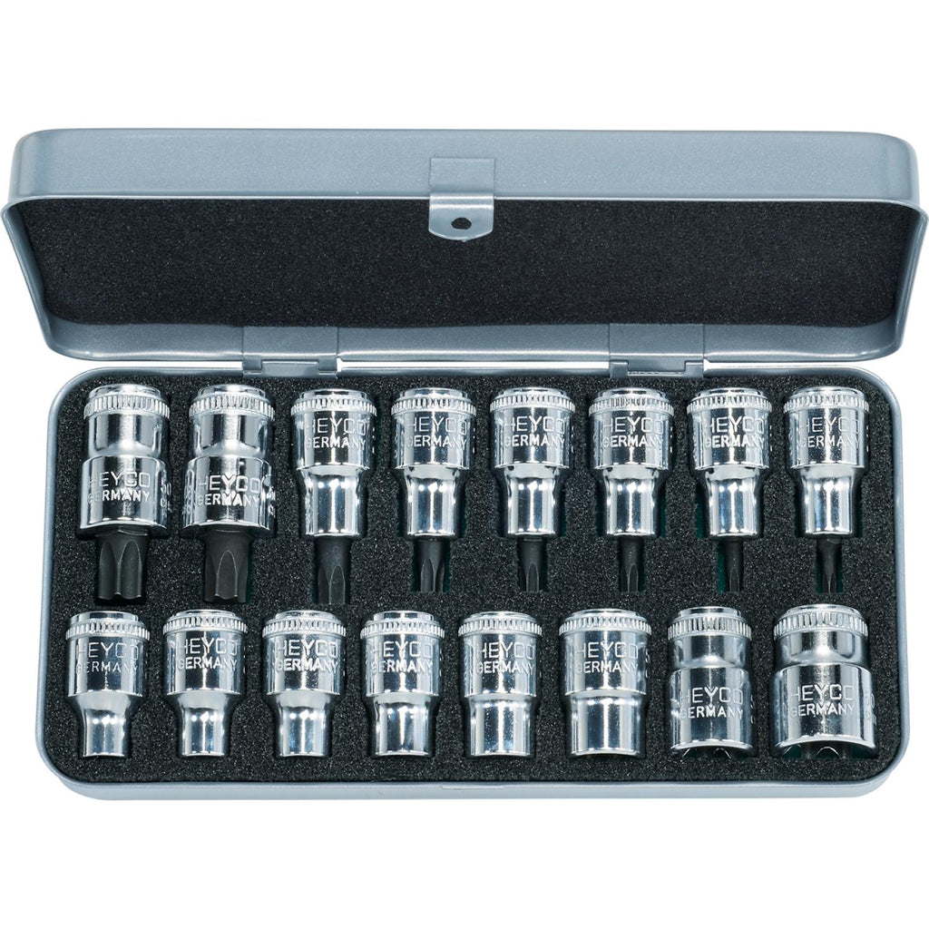 Heyco 00050500083 Combined Sets of Sockets and Screwdriver Sockets 1/2 ...