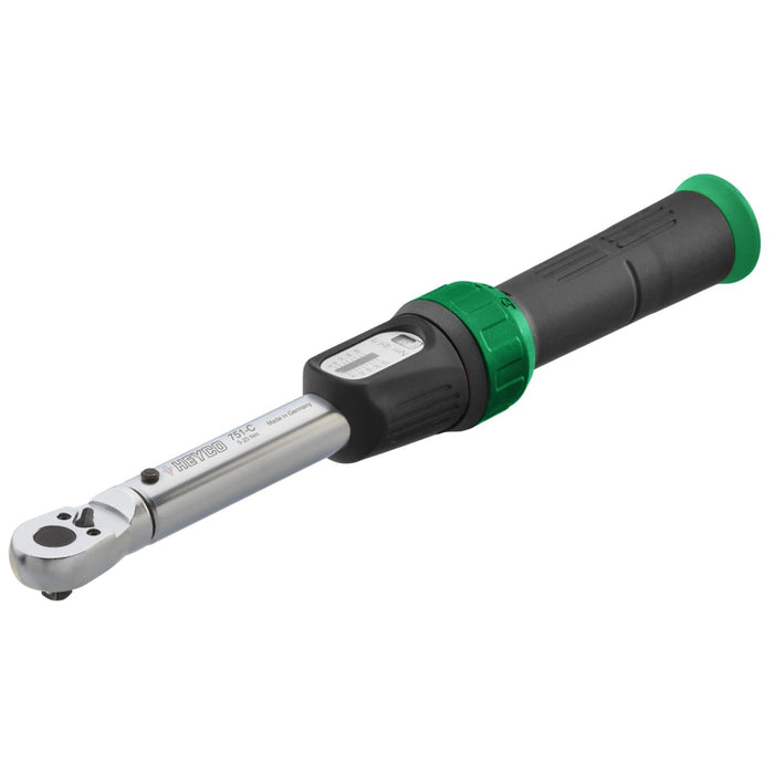 Heyco 00751000080 Torque Wrench with Reversible Ratchet, 5-25 NM