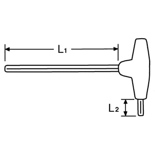 Heyco 01335005080 Ball Head Hexagonal Wrenches for hexagon socket screws