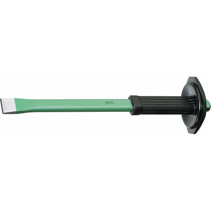 Heyco 01563140000 Stone Chisel with Hand Guard, Non-spreading Safety Head, Flat Oval, 400 x 32 mm