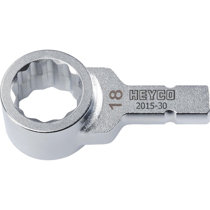 Heyco 02015301680 Ring Wrench Insert Tool for Universal V-belt and Cam Belt Wrench, 16 x 17mm