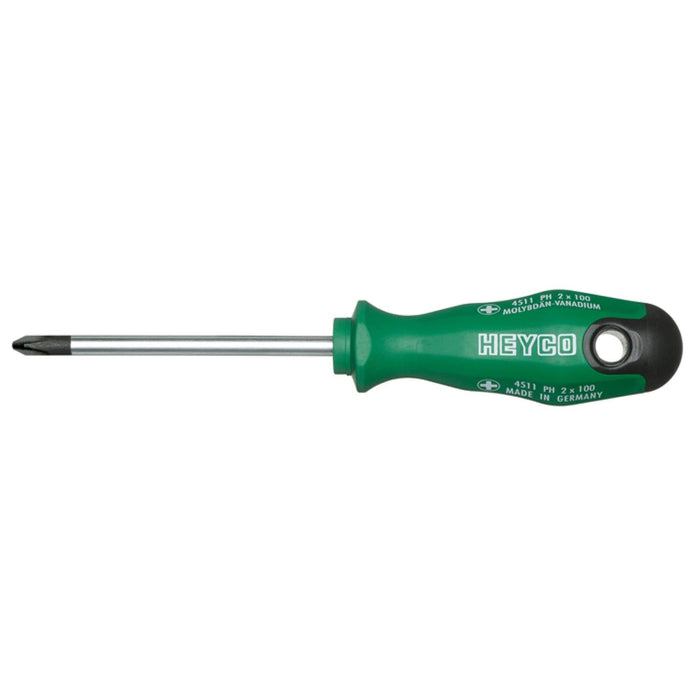 Heyco 04511002080 Phillips Screwdriver with 2K Handle, #2 Length-200mm