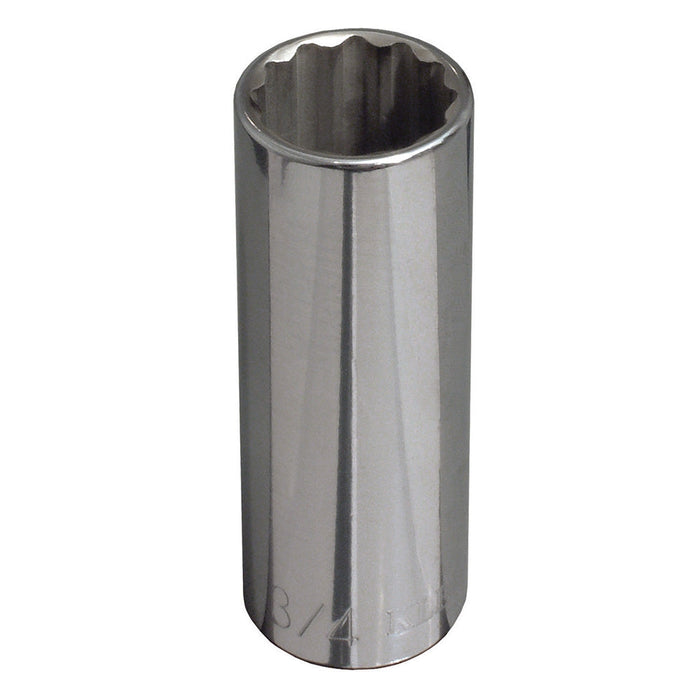 Klein Tools 65827 5/8-Inch Deep 12-Point Socket, 1/2-Inch Drive