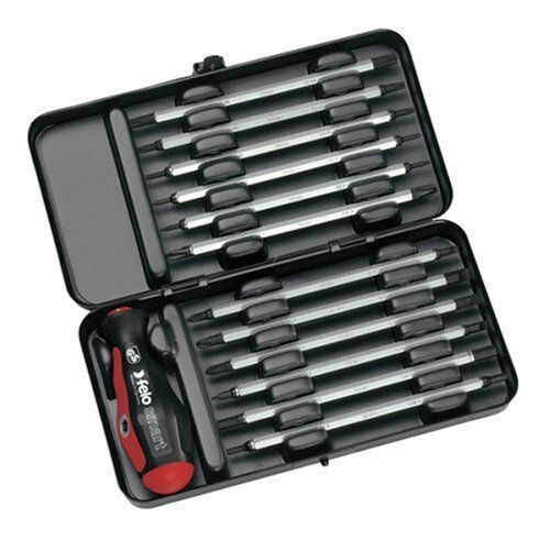 Felo 0715750630 13 Piece Smart Set in StrongBox Slotted, Phillips, Hex, & TORX®
