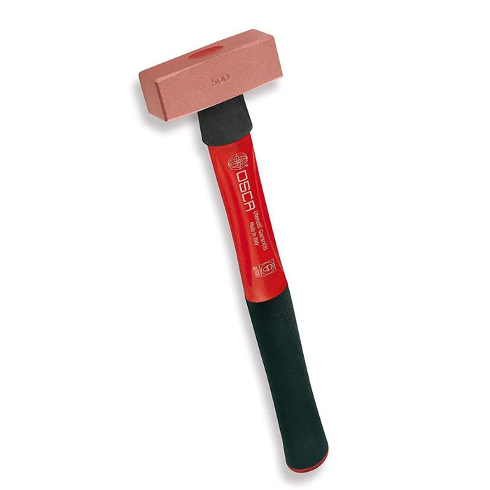 Osca 070K500 Copper Hammer 3-Component Handle with Anti-Slip Rubber Grip