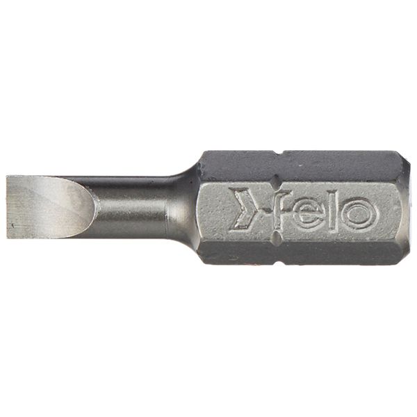 Felo 0715724037 4mm x 0.5" x 1" Slotted Bit on 1/4" stock