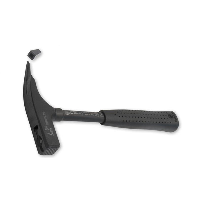 Osca 080FN536 Carpenter’s Hammer Latthammer, With Magnet, Steel Handle, Antislip Rubber Grip