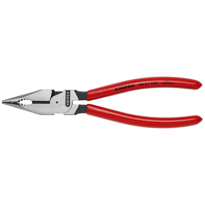 Knipex 08 21 185 Needle-Nose Combination Pliers, 7 1/4"