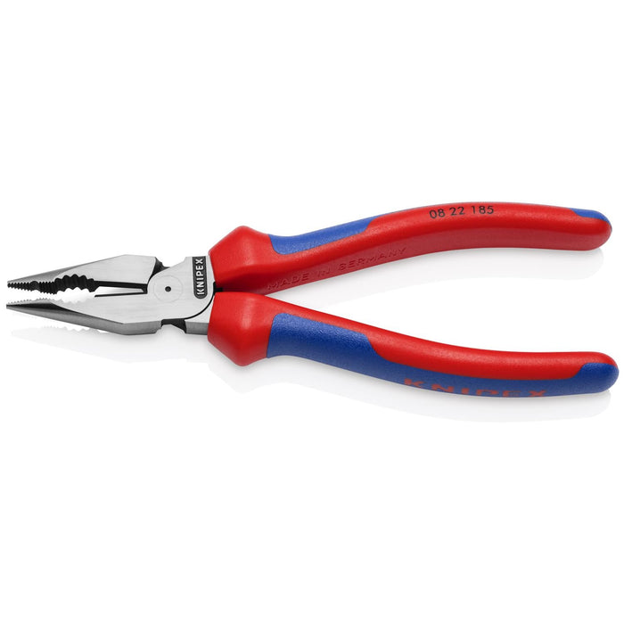 Knipex 08 22 185 Needle-Nose Combination Pliers, 7 1/4"