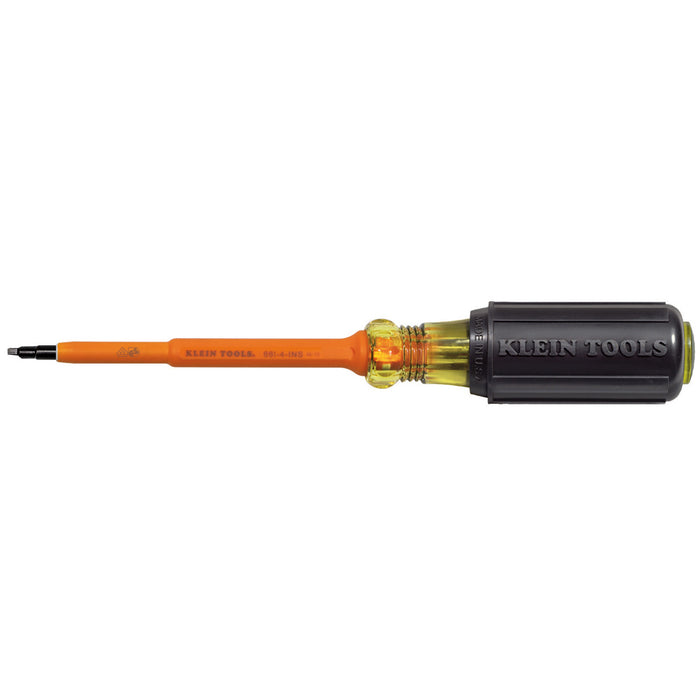 Klein Tools 661-4-INS #1 Insulated Square-Recess Screwdriver