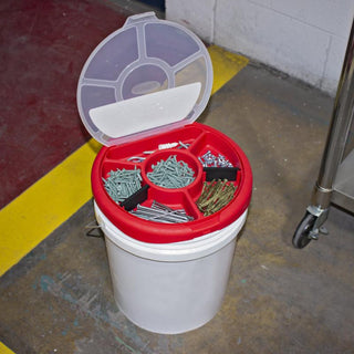 Bucket Boss 10010 Bucket Seat Small Parts Organizer Red