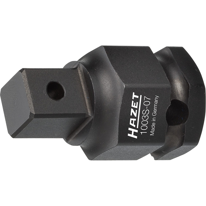 Hazet 1003S-07 Impact Adapter, Outside Hex 24mm to Square 12.5mm (1/2")